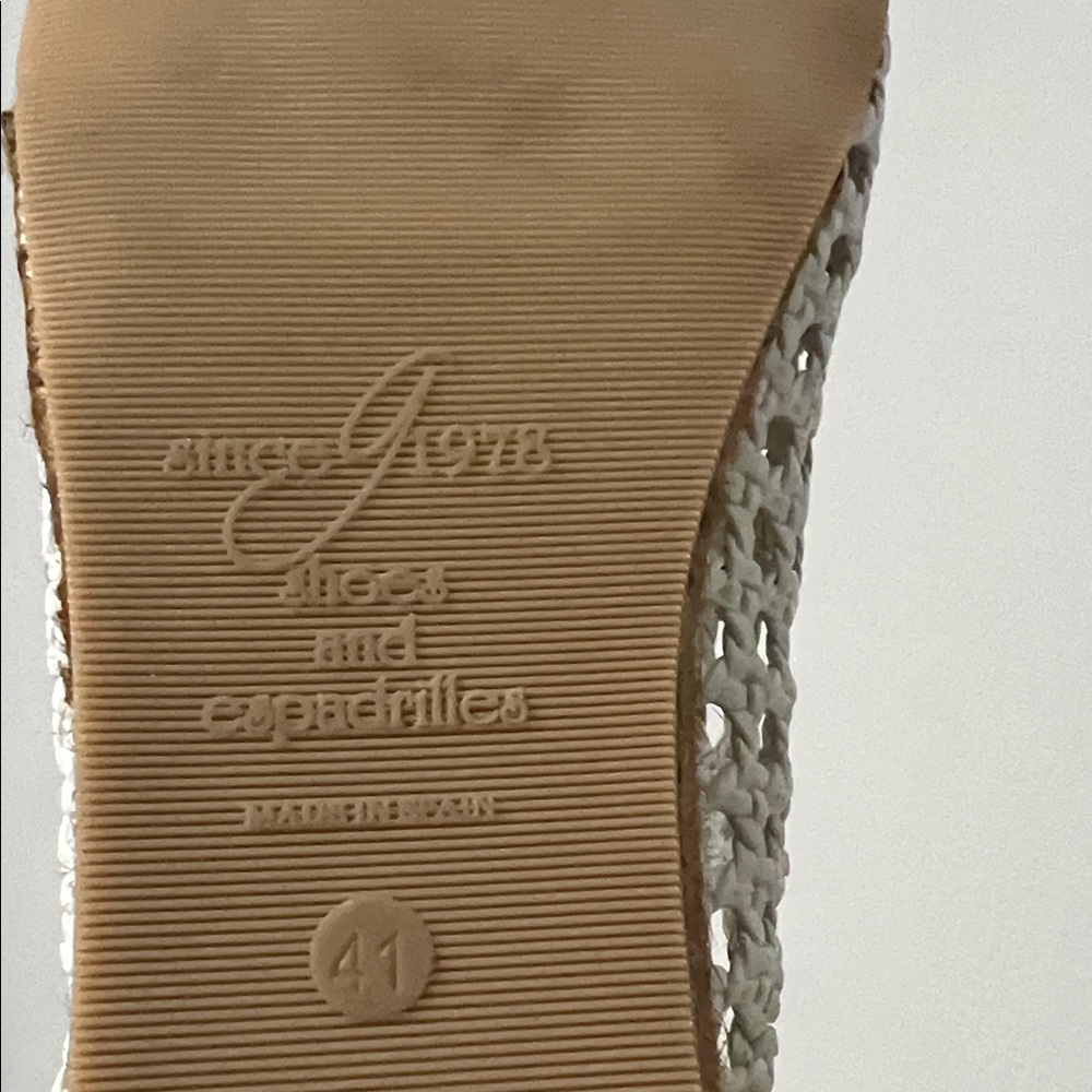 Gaimo Women’s Size 10 White Woven Leather Mules - Picture 9 of 9